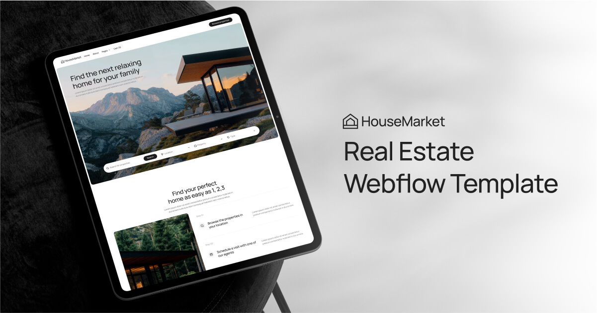 Checkout - HouseMarket - Webflow Ecommerce website template