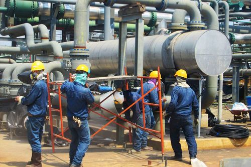 Trabajos petroleros en 1990