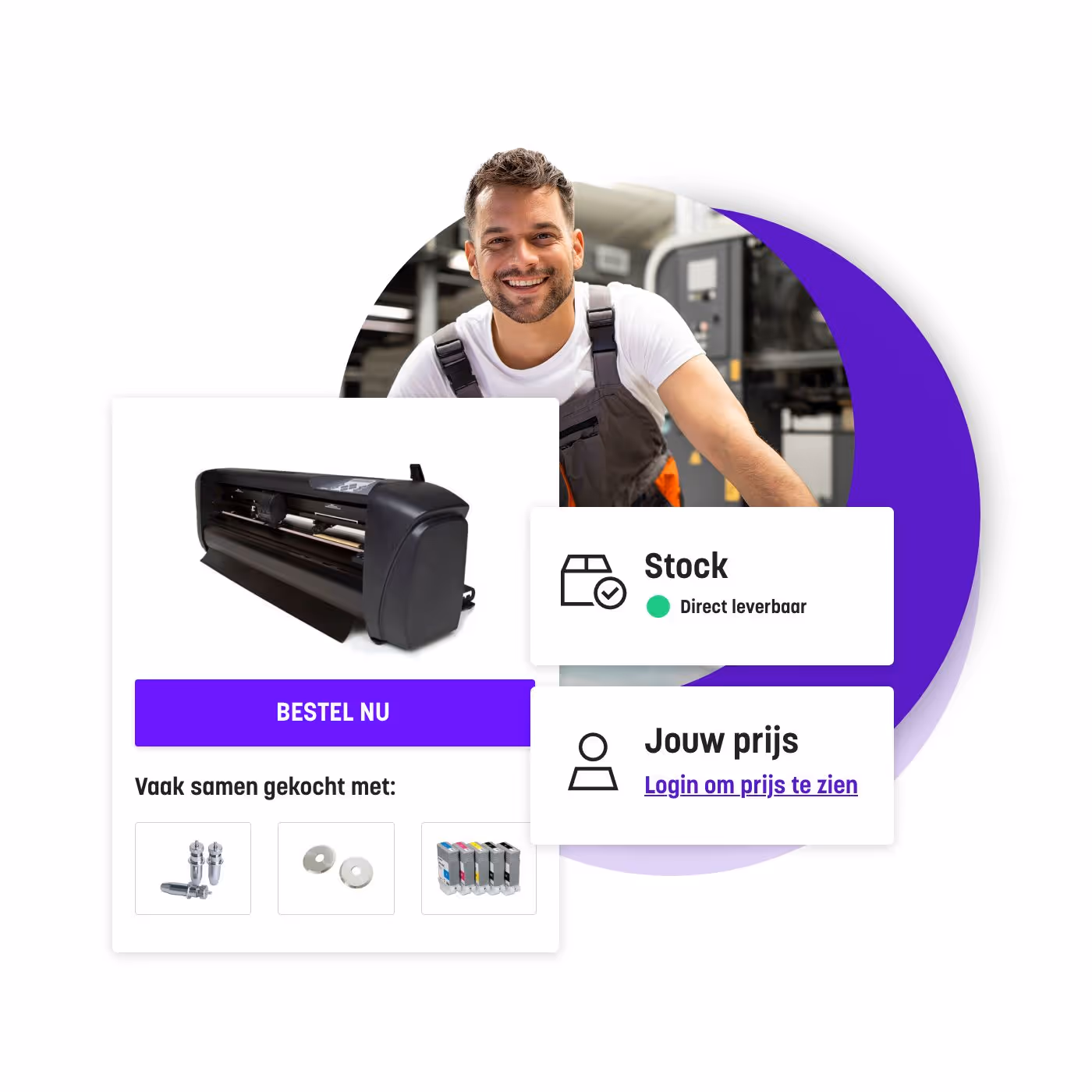 Illustratie van Fonda Customer Order module