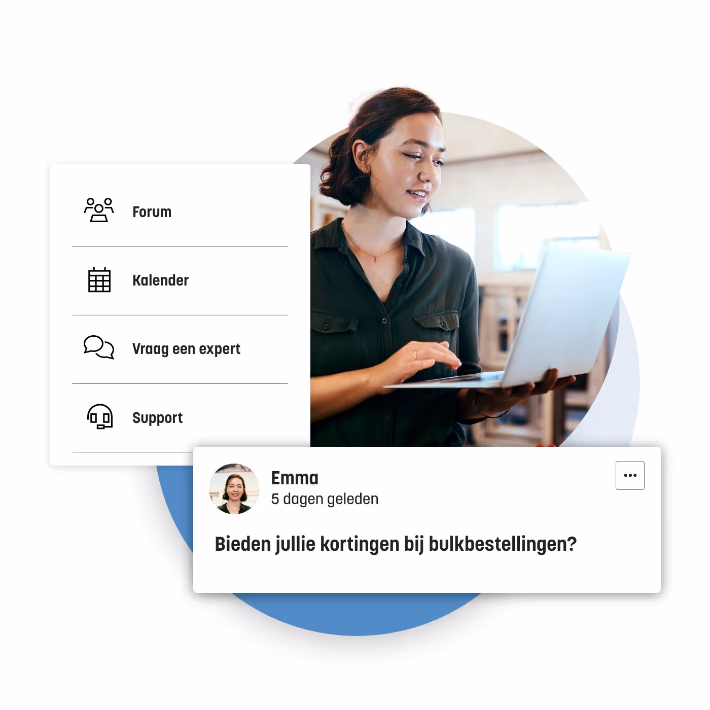 Illustratie van Fonda Customer Engagement module