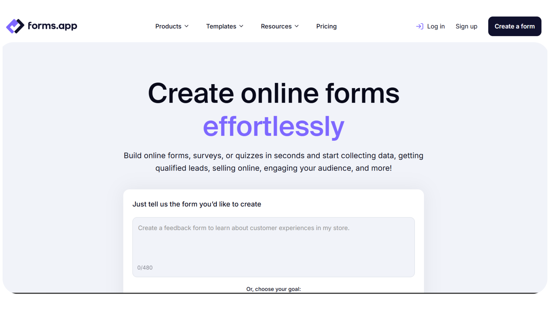 forms.app Tool. 