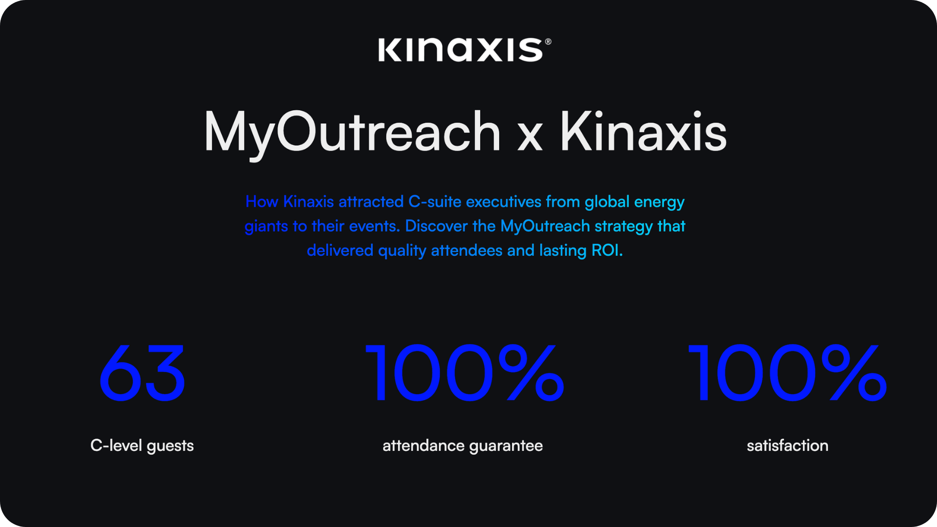 MyOutreach x Kinaxis Case Study. 