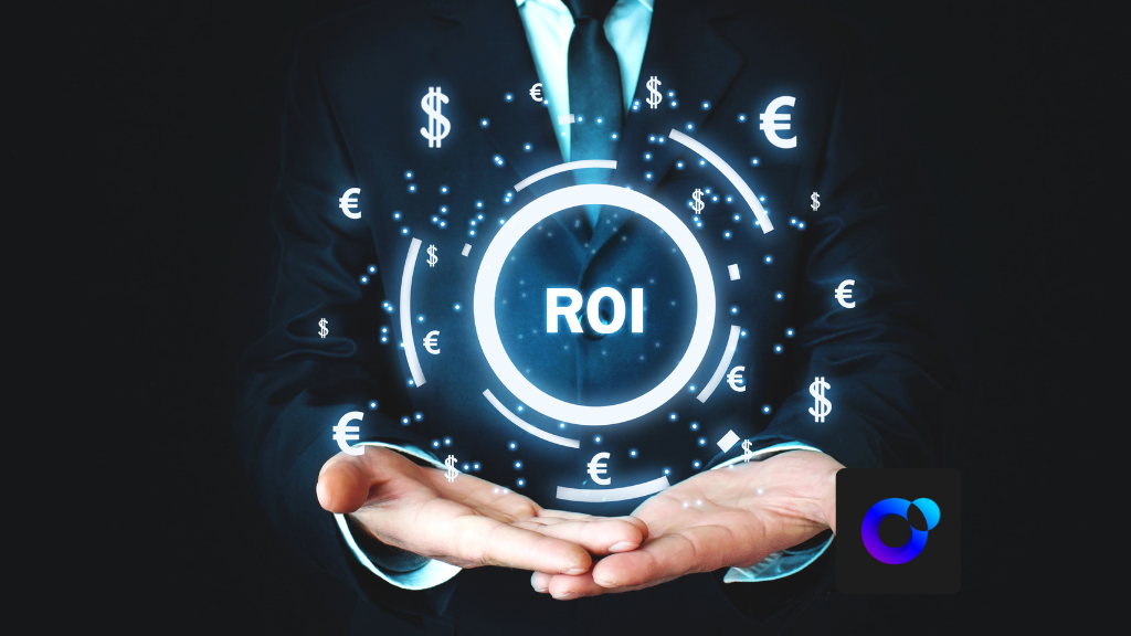 Graph showing SaaS lead generation ROI calculations and metrics
