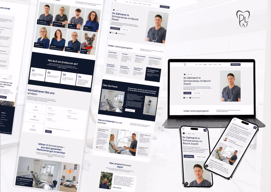 Webdesign Projekt Screenshot – Webflow Agentur Wien, Michael Loipersbek