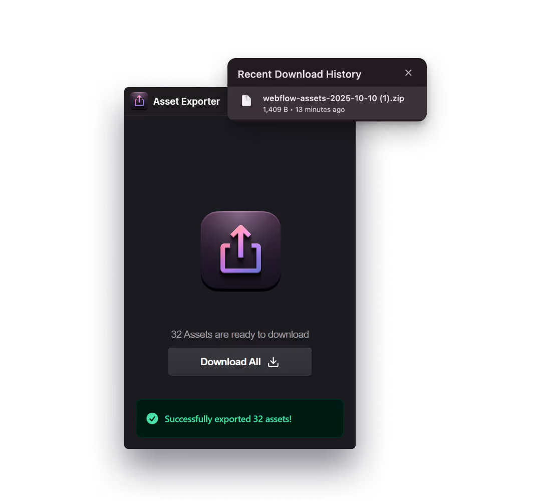 Step 3: Save the ZIP file