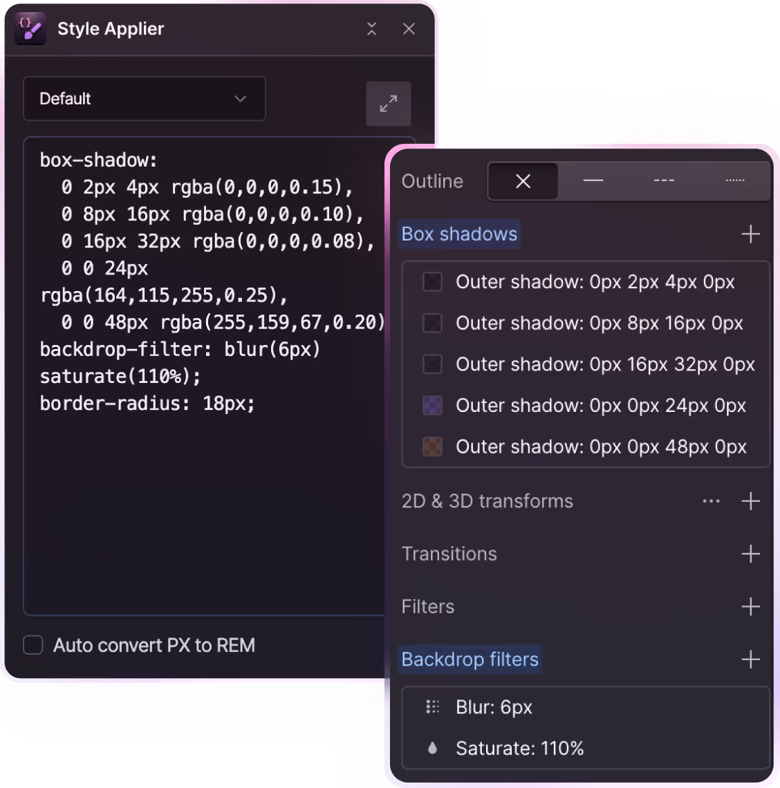 Style Applier Hero Visual