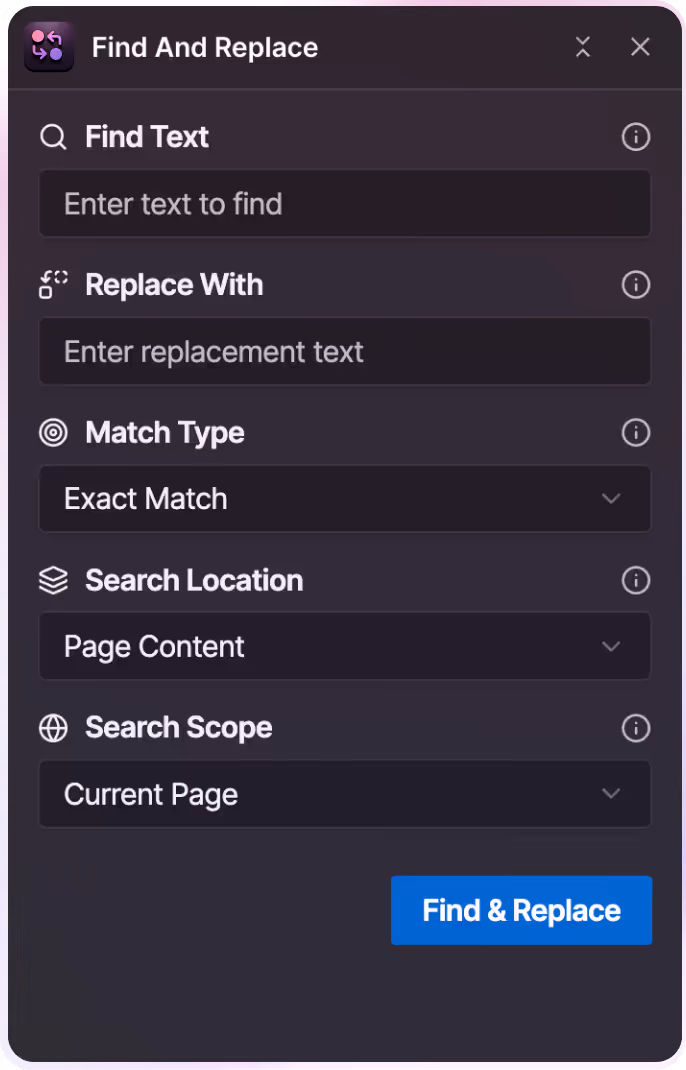 Find & Replace Hero Visual