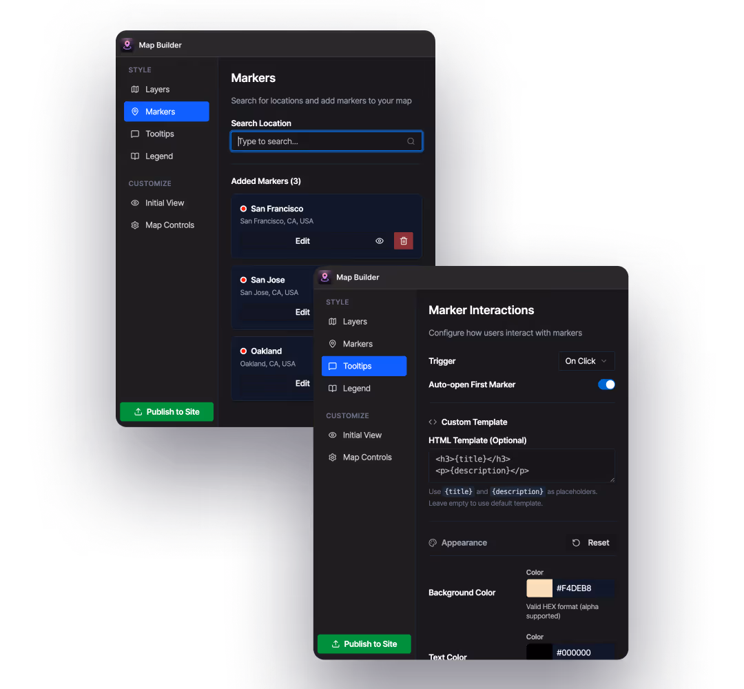 "Step 1: Build Your Map in Map Builder" Image