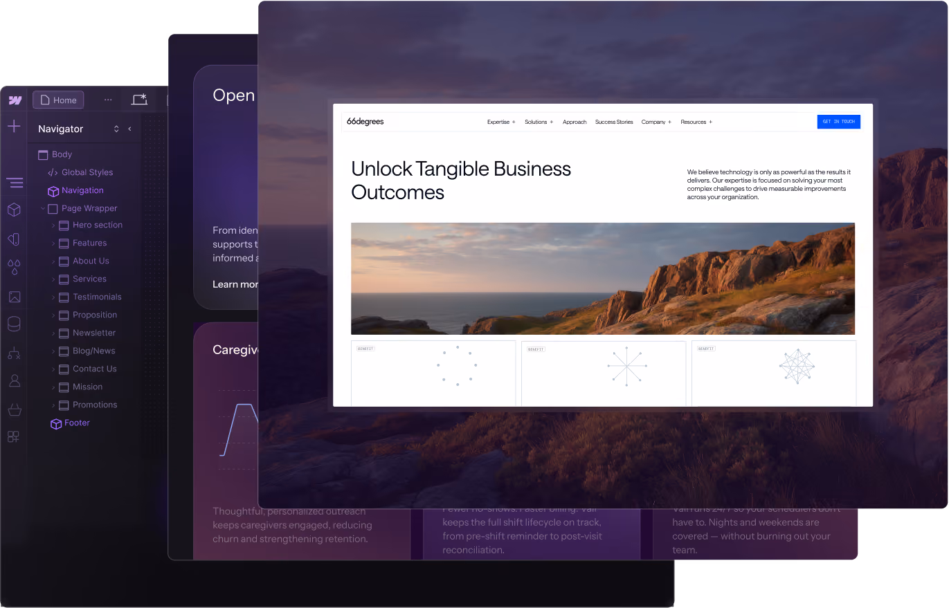 Webflow Maintenance Hero Image