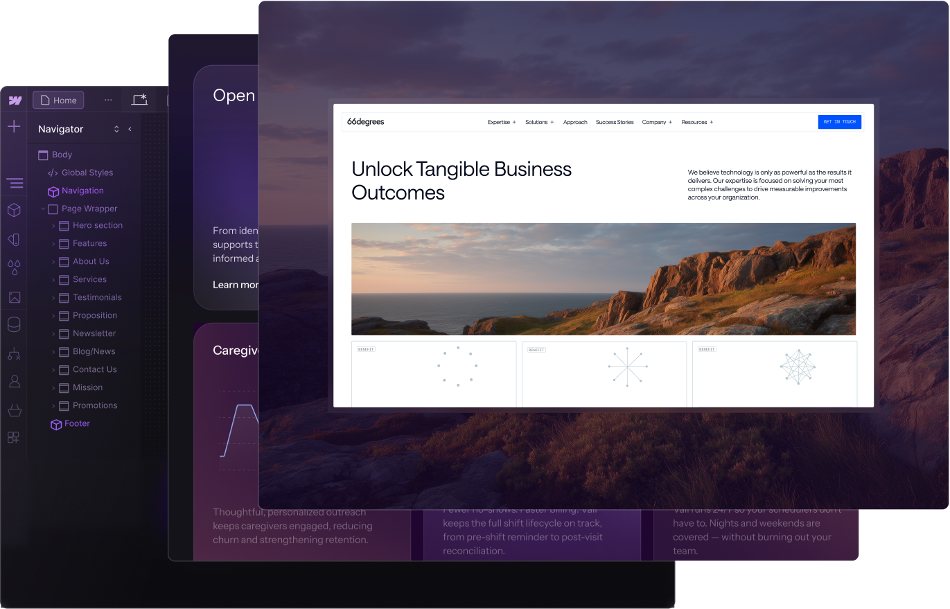 Webflow Maintenance Hero Image