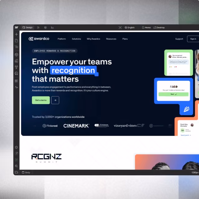 Awardco website