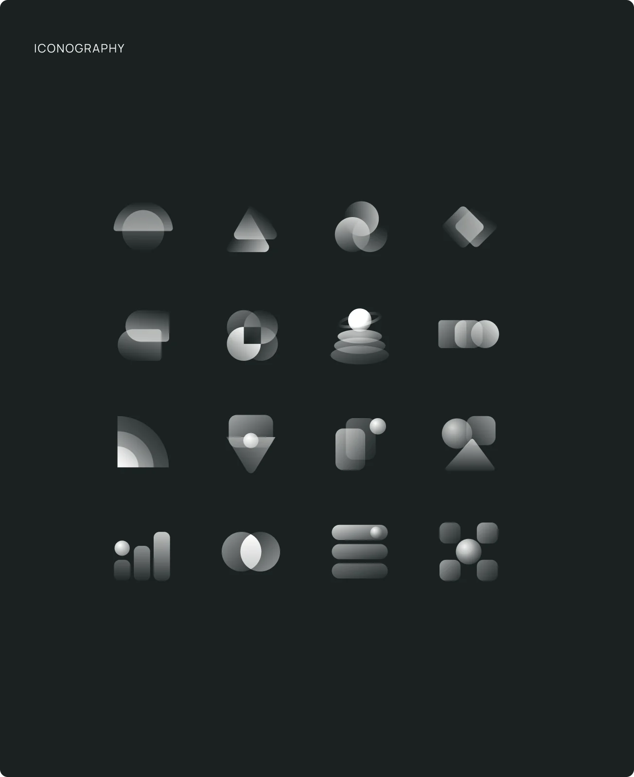 Pivot 3D icon set