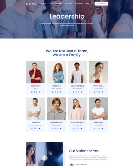 Hired Screen