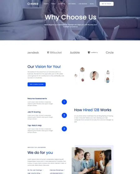 Hired Screen