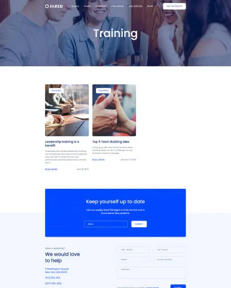 Hired Screen