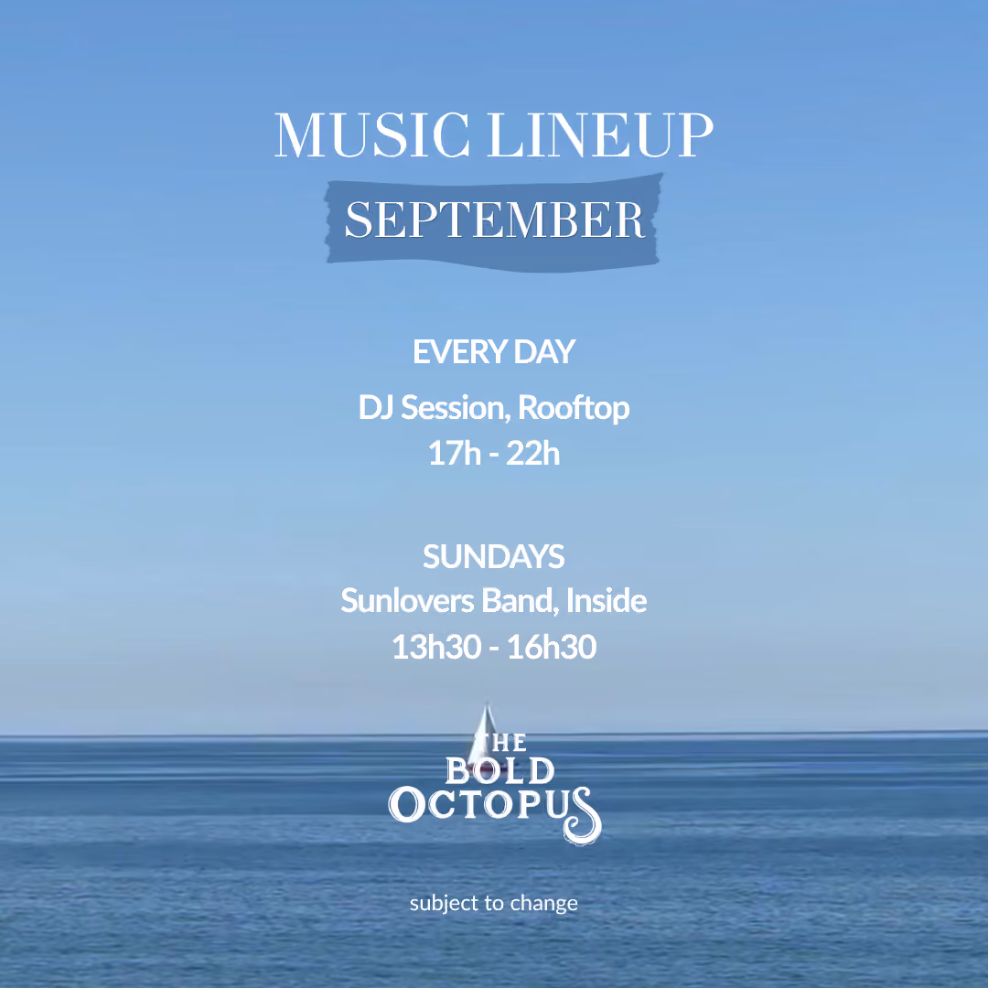 beach restaurant algarve live music september