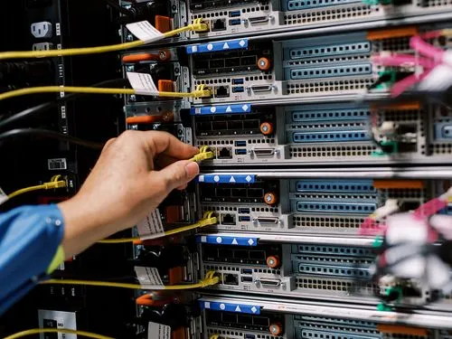 Clean room server build cabling