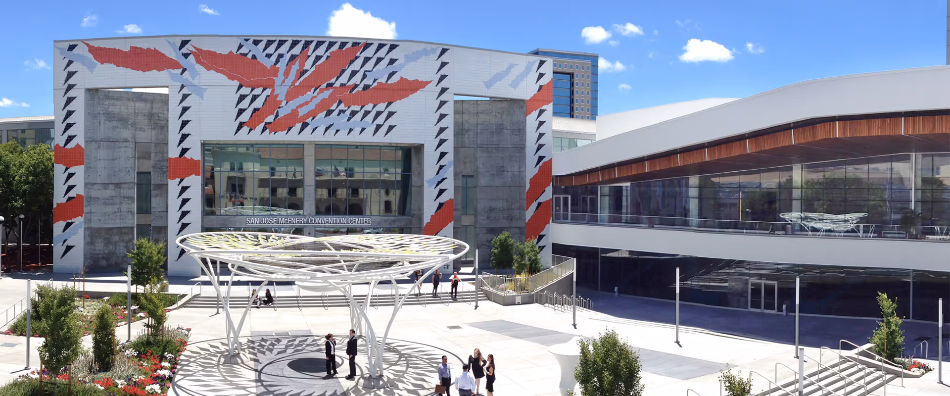 Exterior view of San Jose McEnery Convention Center