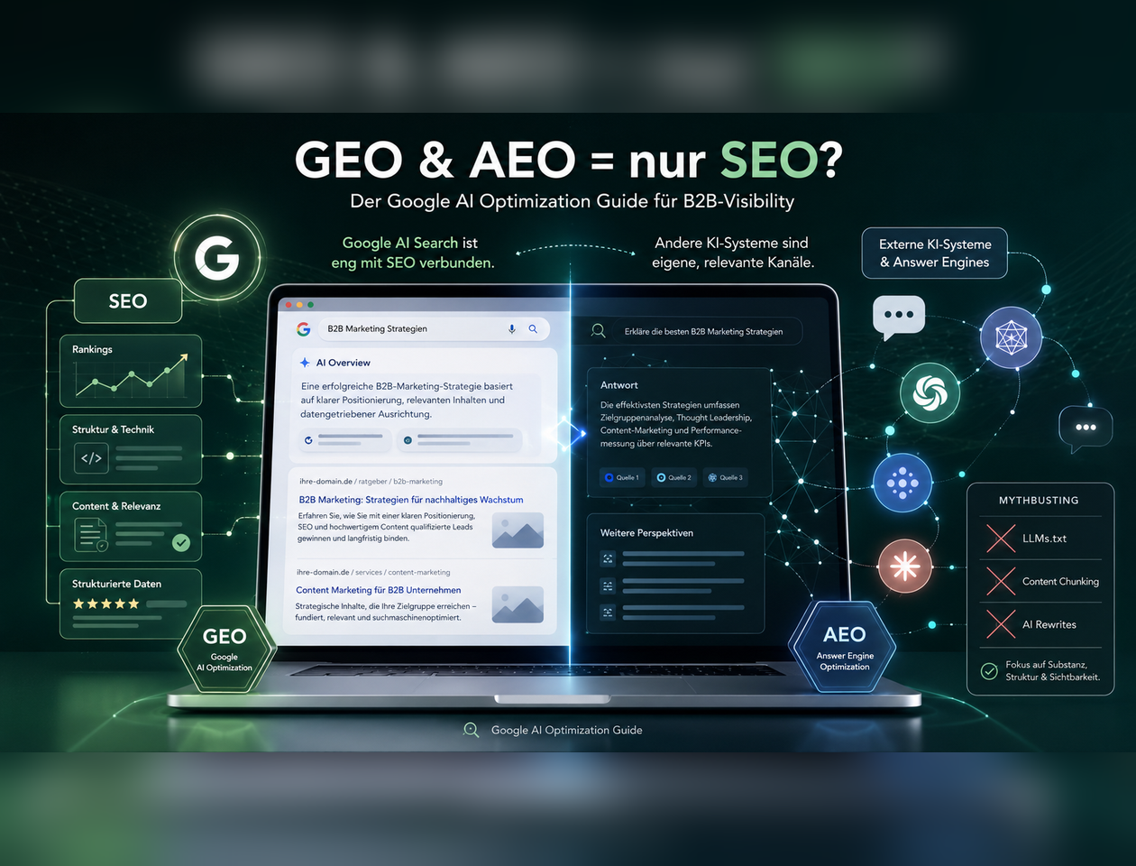 Google AI Optimization Guide: GEO und AEO sind SEO?