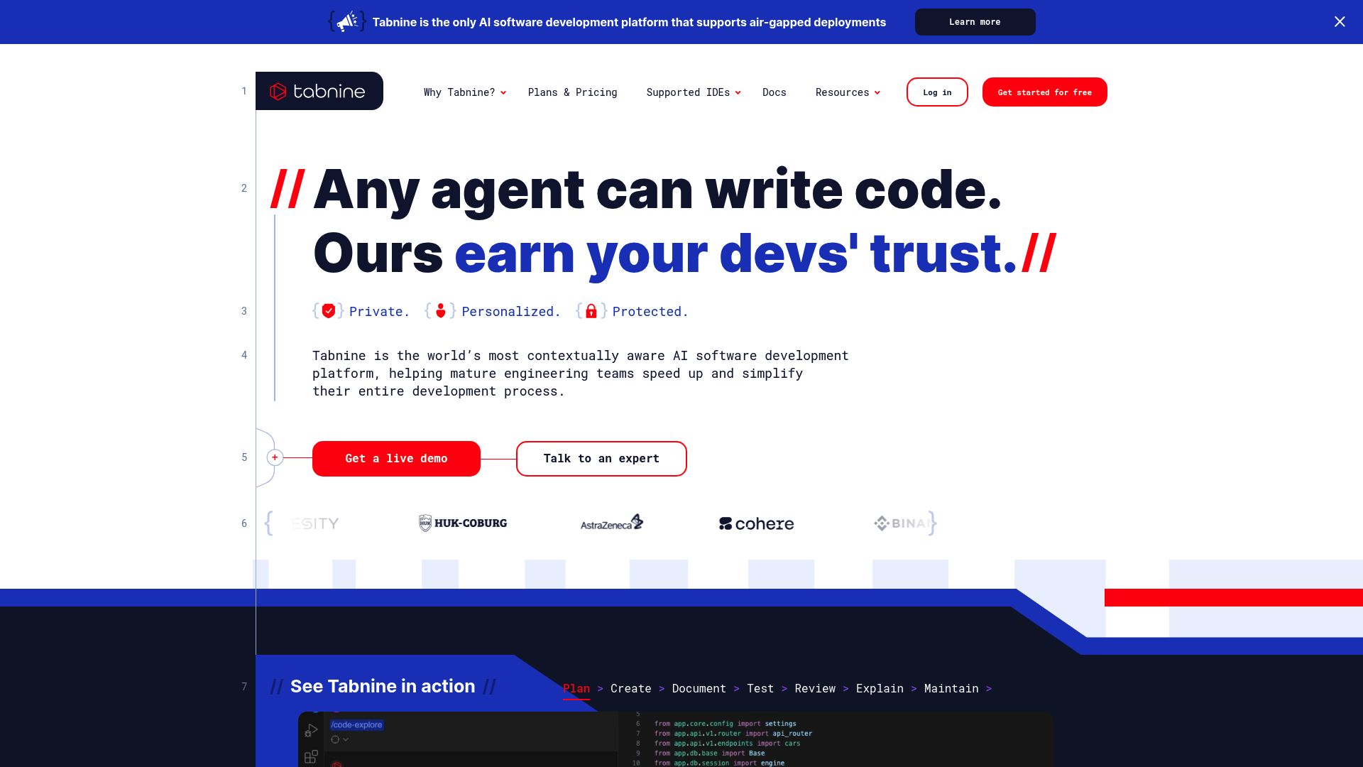 7 Best AI Tool For Code Solutions in 2025 - Tabnine