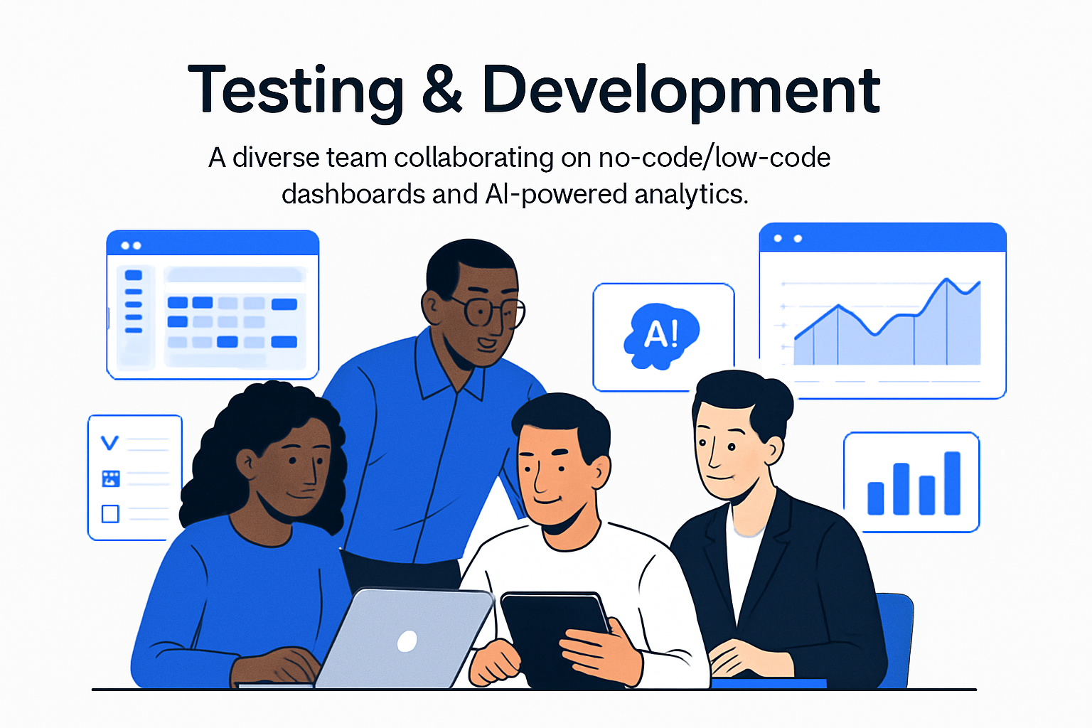 The Impact of No-Code, Low-Code, and AI on Testing and Development