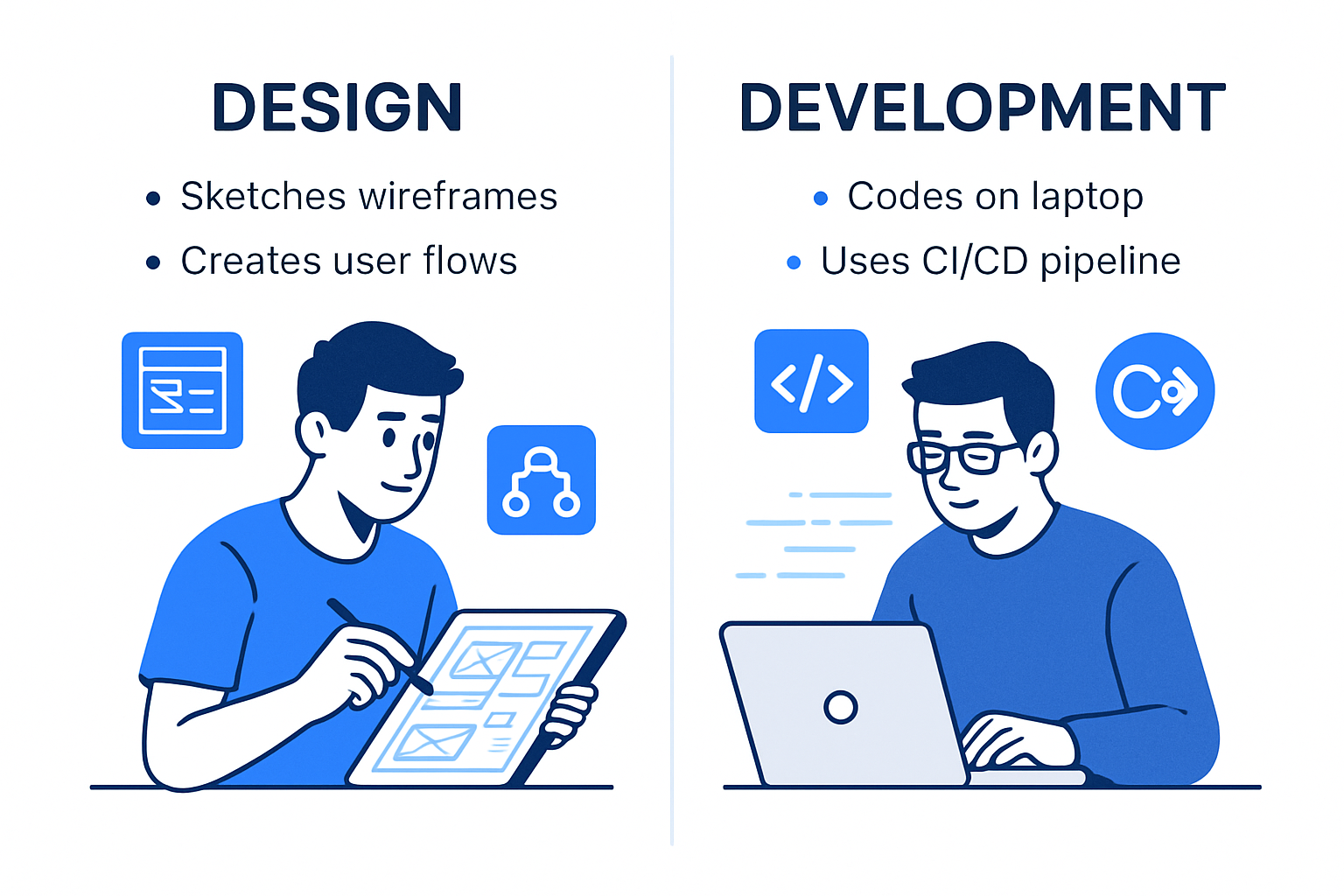 Key Differences Between Design and Development