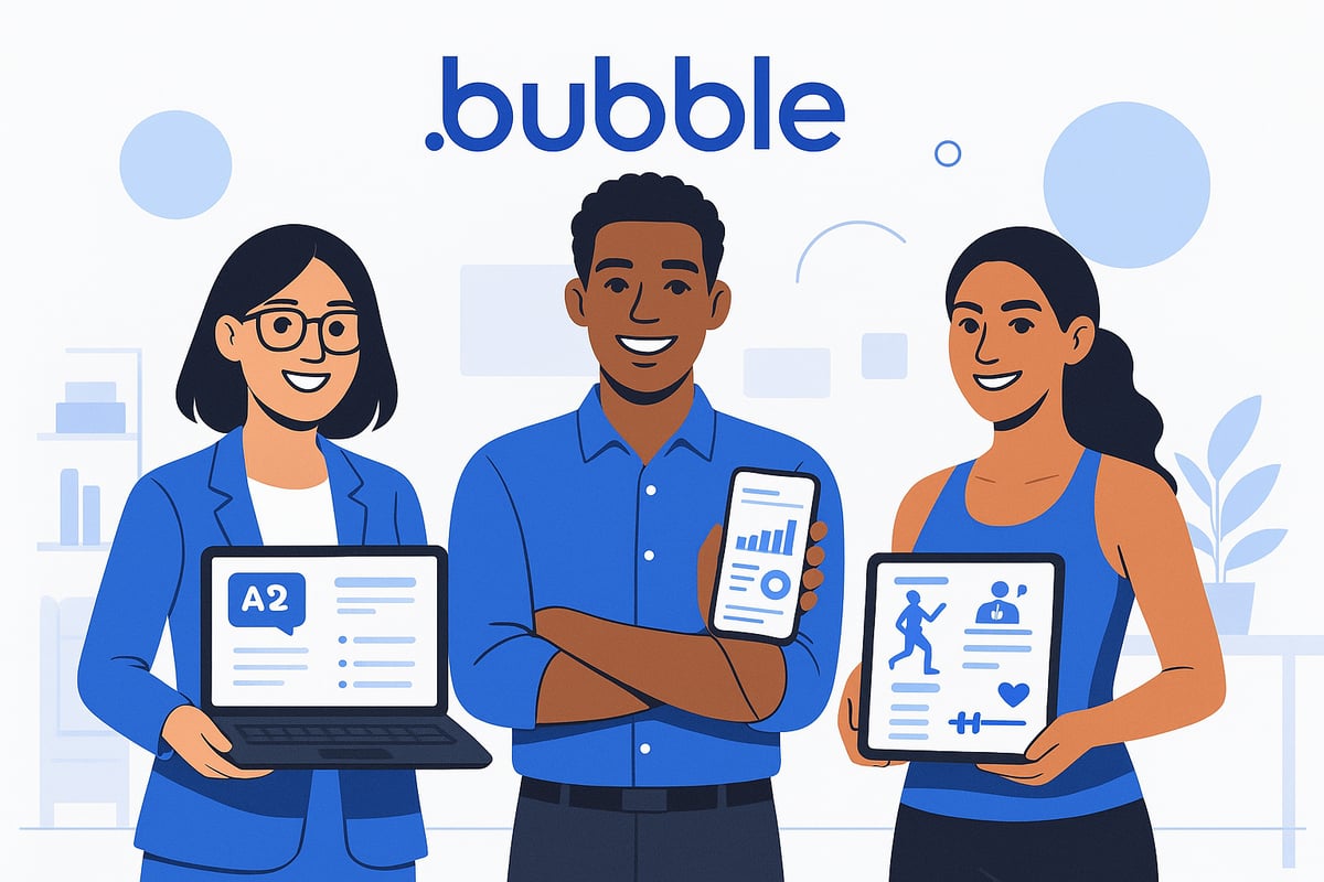 Real-World Success Stories: No-Code Apps Built with Bubble