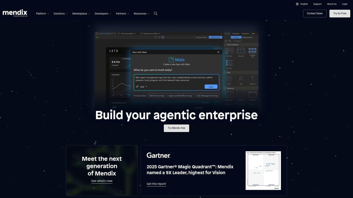 Top 7 Application Development Platforms for 2025 Success - Mendix