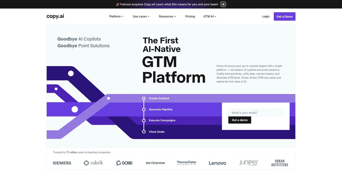 7 Essential Best Artificial Intelligence App Picks for 2025 - Copy.ai