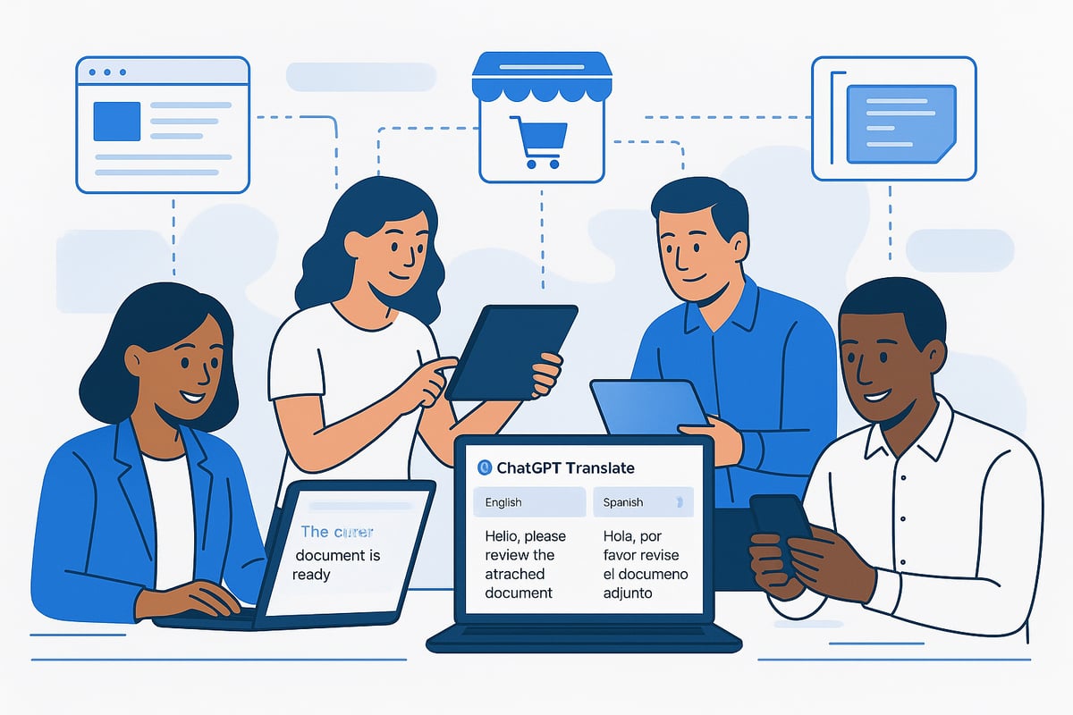 Integrating Chat GPT Translation with Business and Productivity Tools