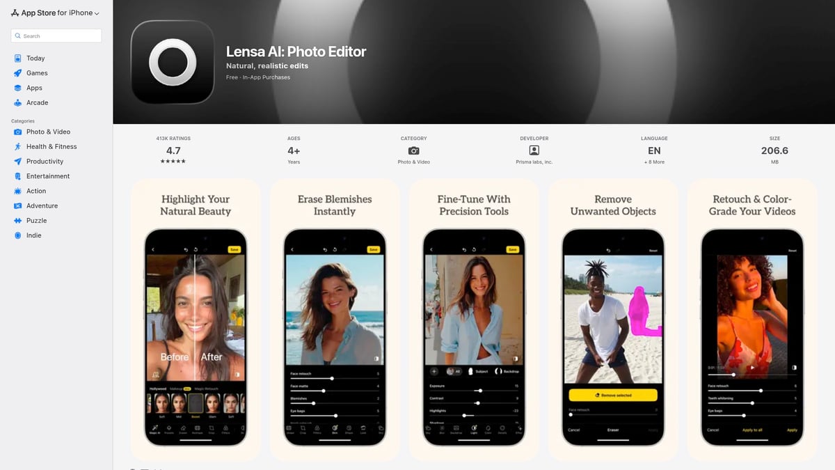 Top 7 Best AI Apps for iPhone to Try in 2025 - Lensa AI