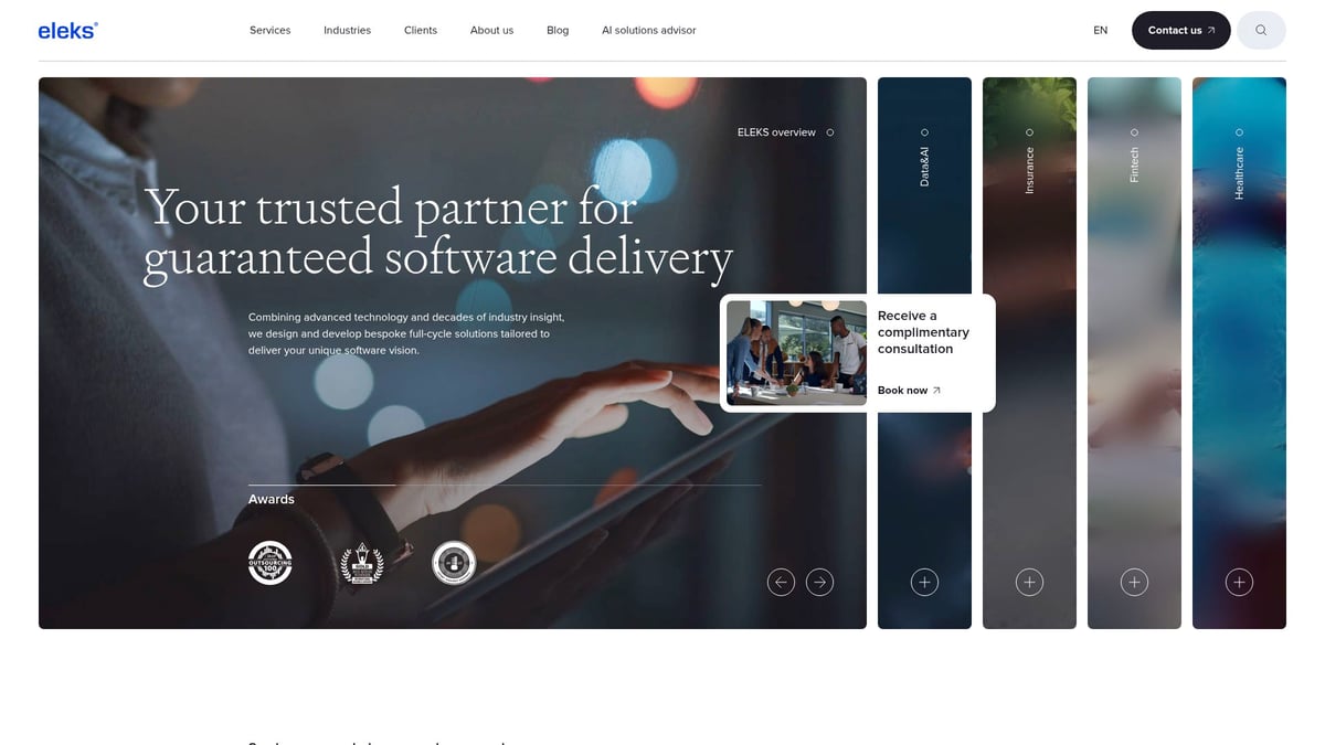 Top 7 Best Website App Development Company Picks for 2025 - ELEKS