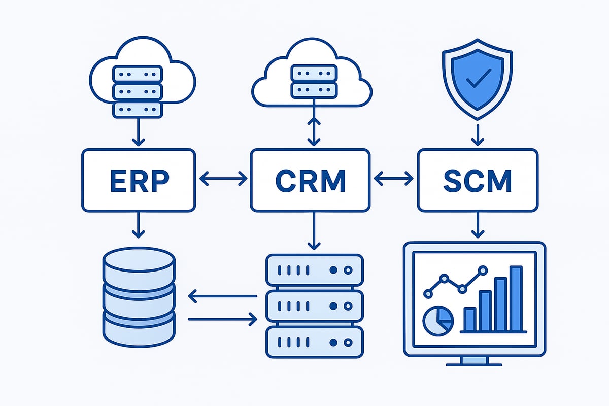 Core Architecture and Technologies of Enterprise Applications