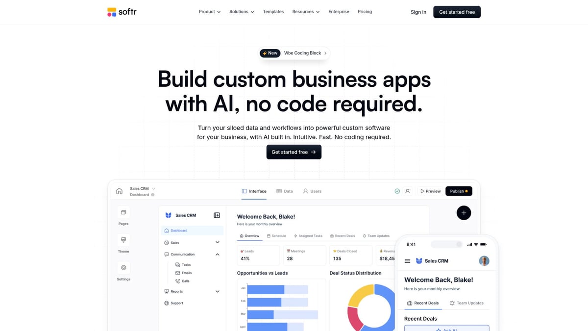 Top 10 No Code Tools to Transform Your Workflow in 2026 - Softr