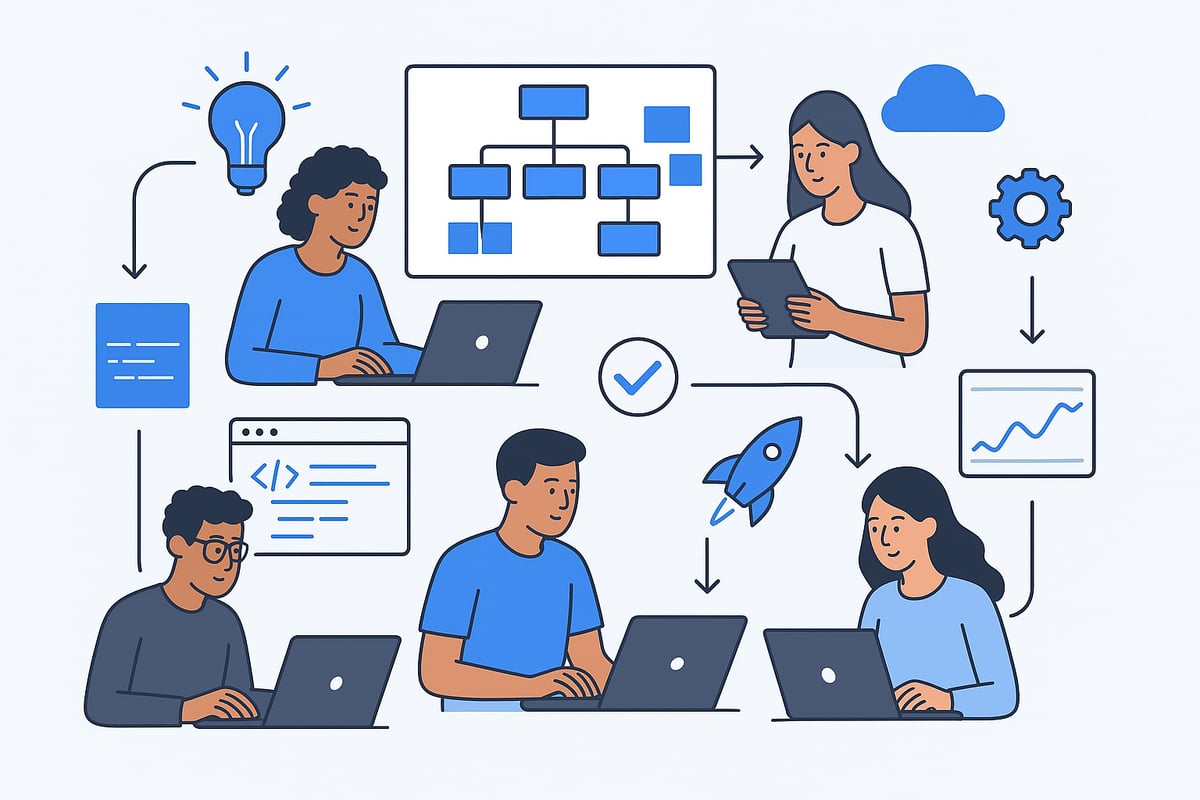 The Modern Software Making Process: Step-by-Step