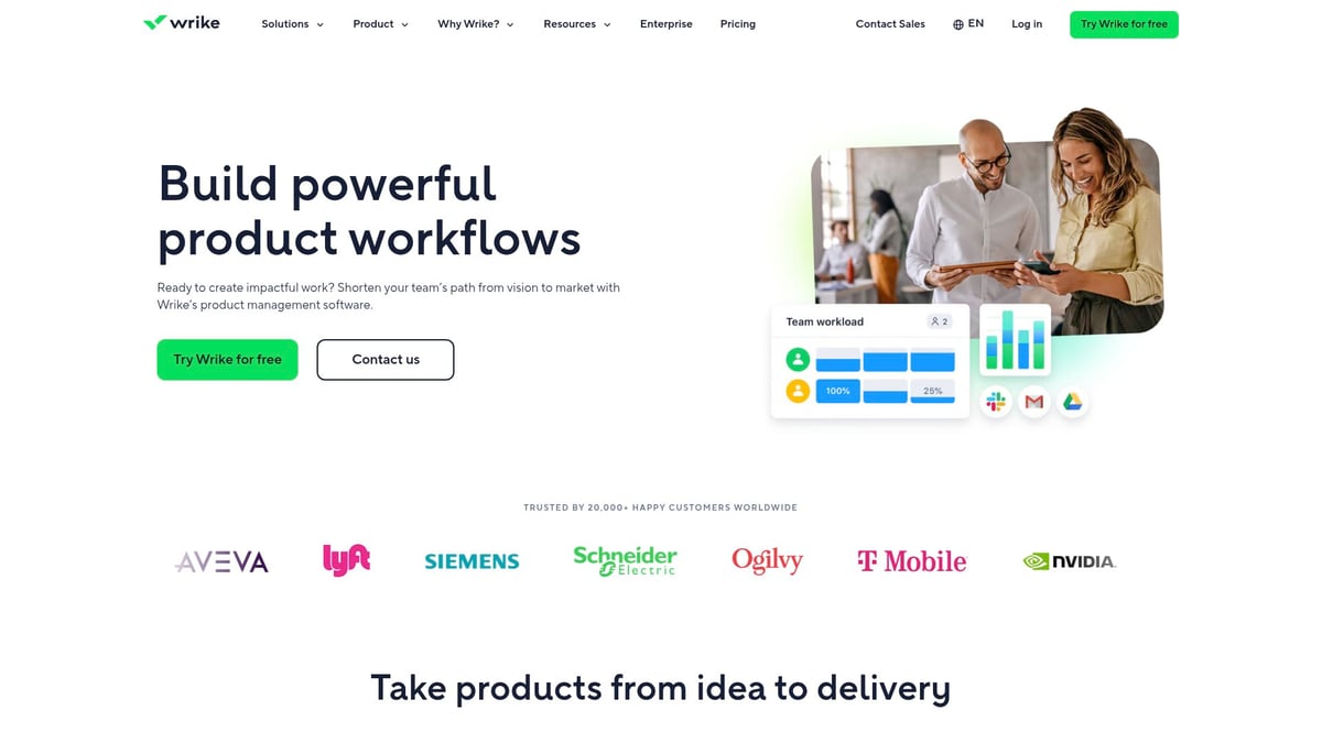 7 Top Product Software Solutions to Boost Your Business in 2026 - Wrike – Best for Product Development & Custom Workflows