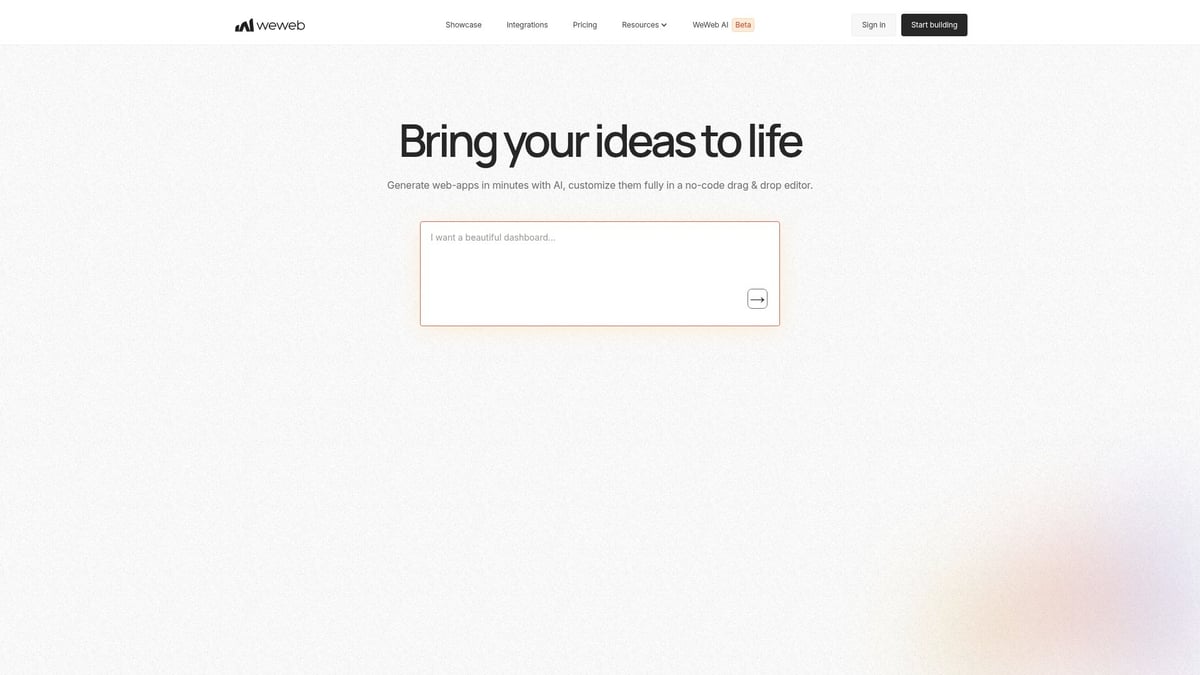 7 Fresh Alternatives to Lovable for 2026 - WeWeb