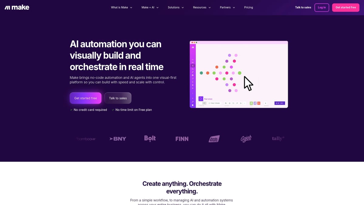 9 Essential AI Tools for Bubble Developers in 2026 - Make (formerly Integromat)