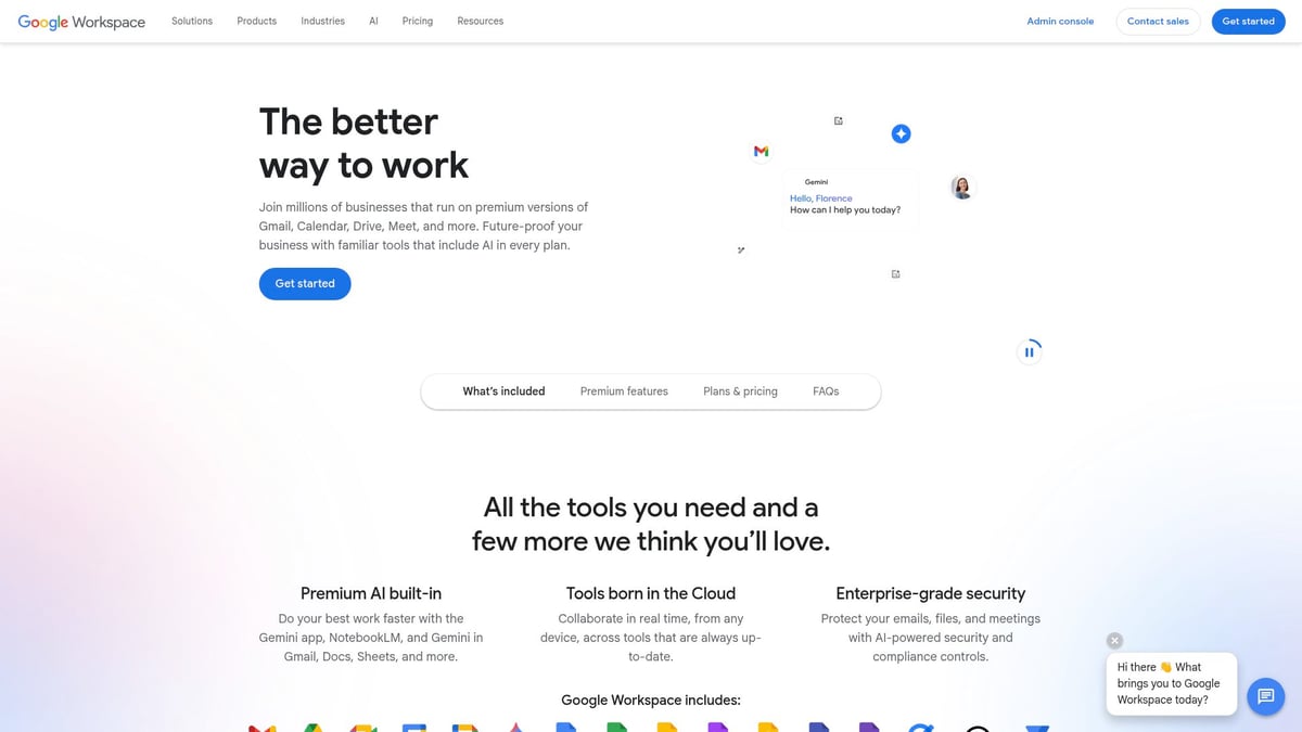 9 Essential Enterprise Team Collaboration Tools for 2026 - Google Workspace
