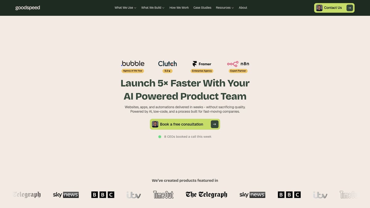 10 Essential Top Bubbleio Development Companies in 2026 - Goodspeed Studio