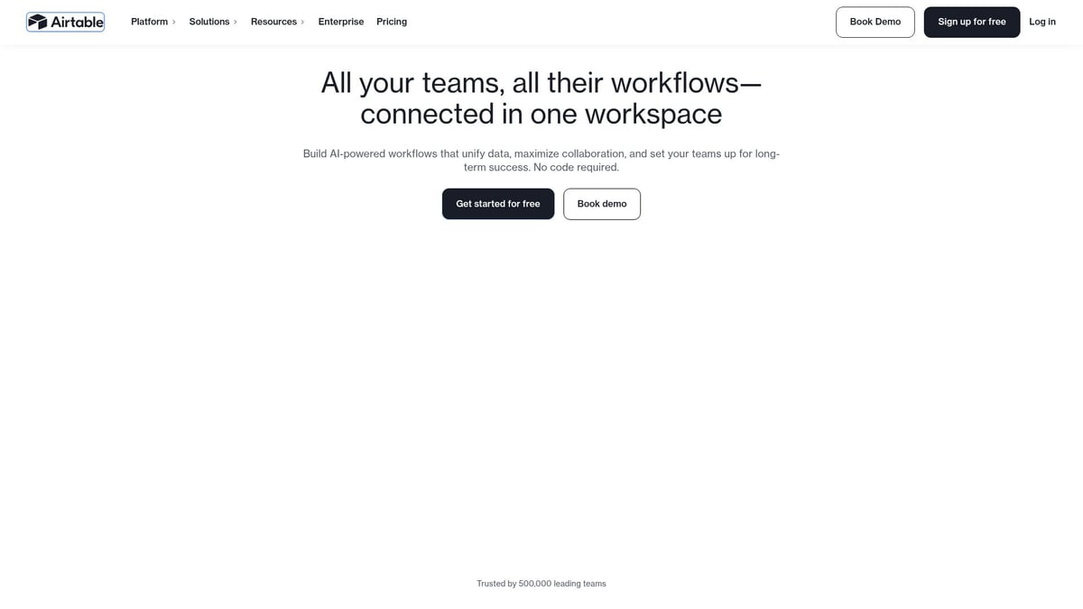 9 Essential AI-Powered No-Code Development Tools for 2026 - Airtable AI