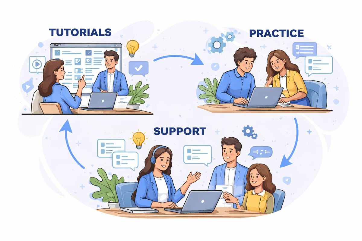 User training workflow