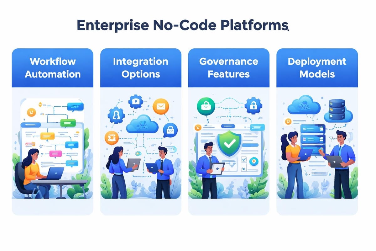 Enterprise no-code platform comparison