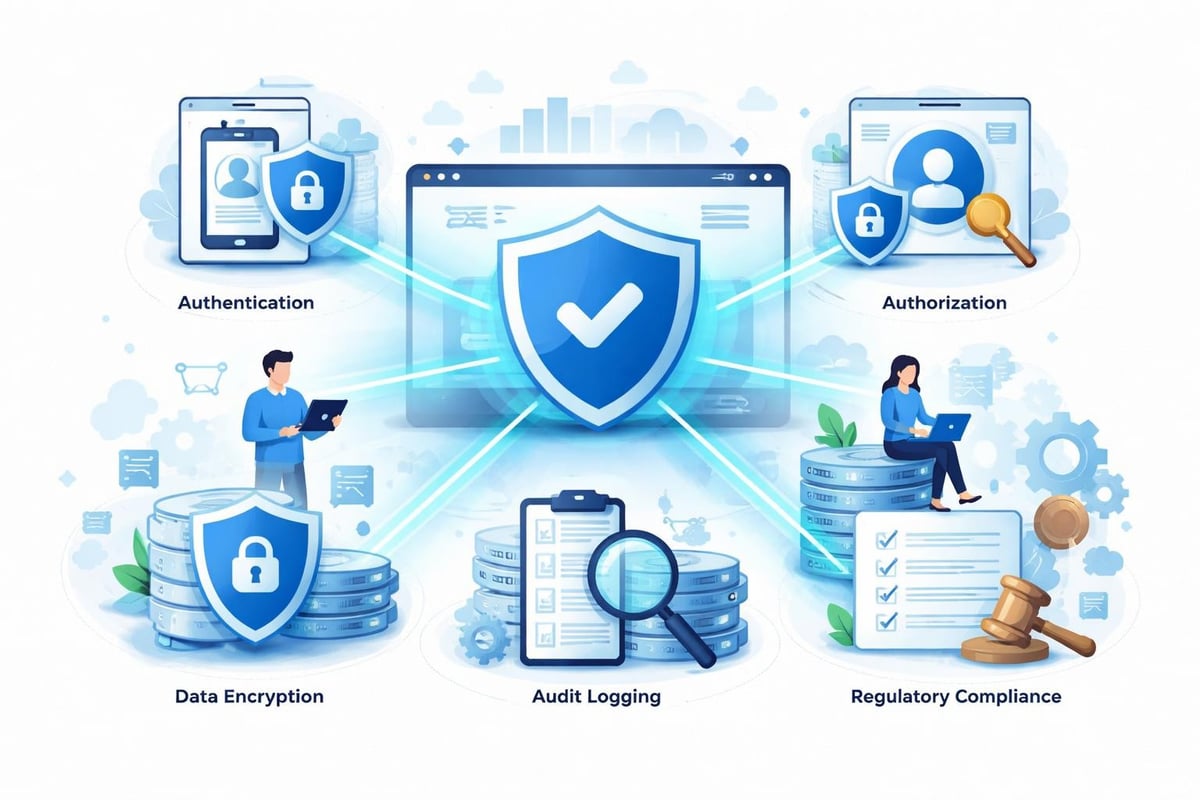 Enterprise security in no-code