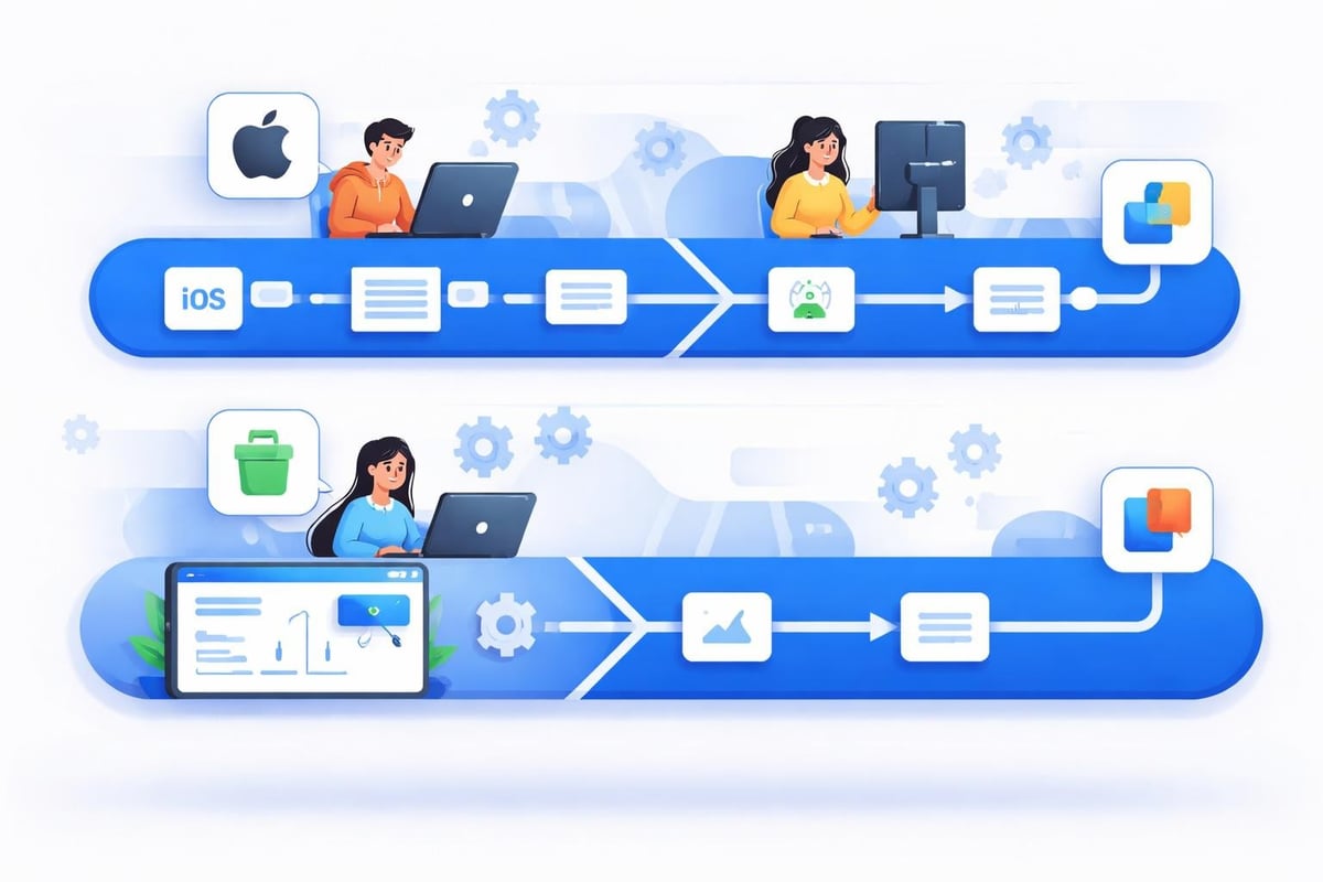 Mobile app development speed