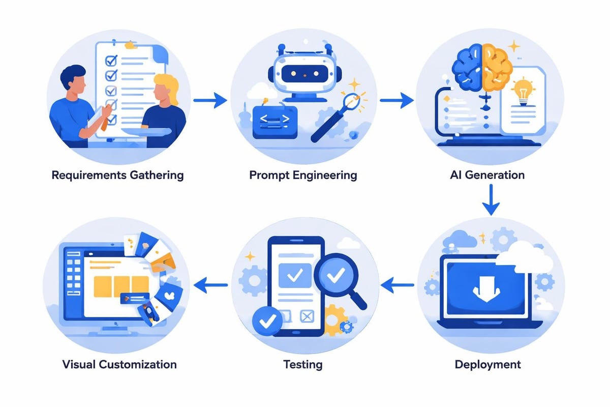 AI app development workflow