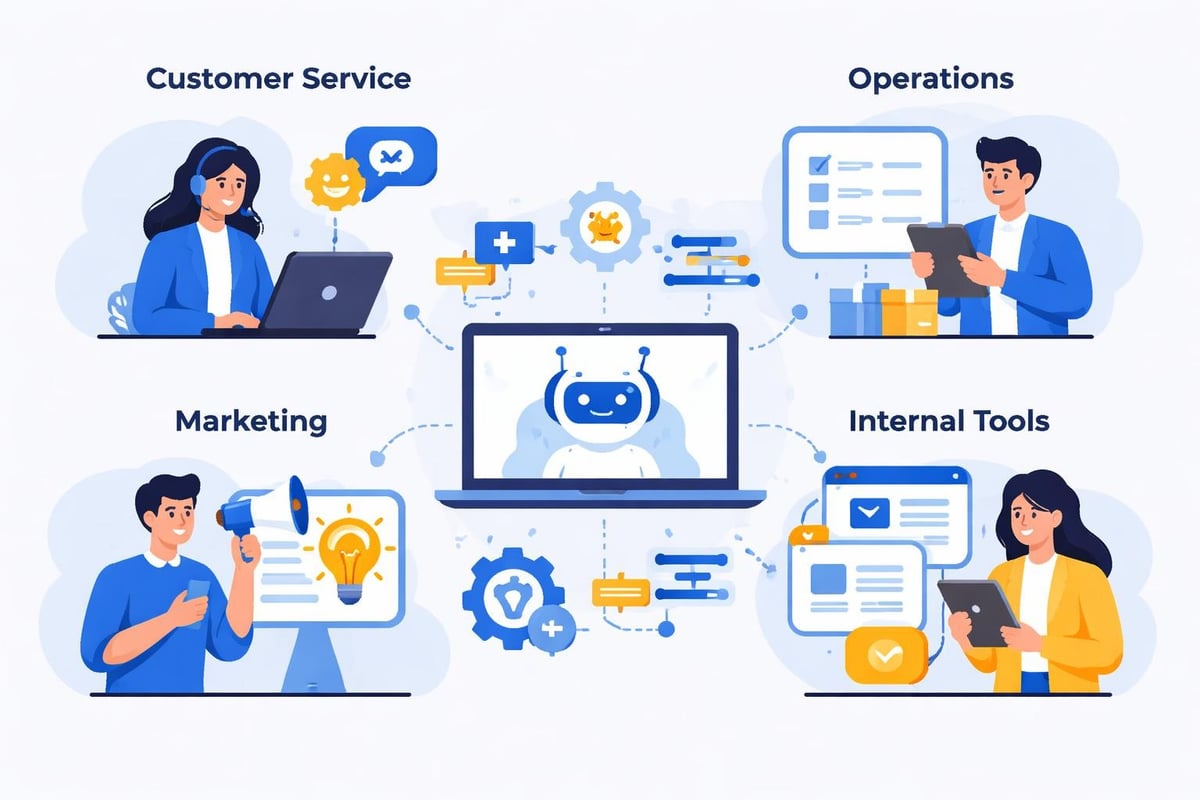 AI use cases by department