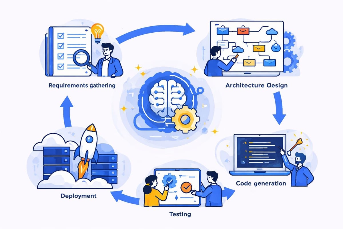 AI development workflow stages