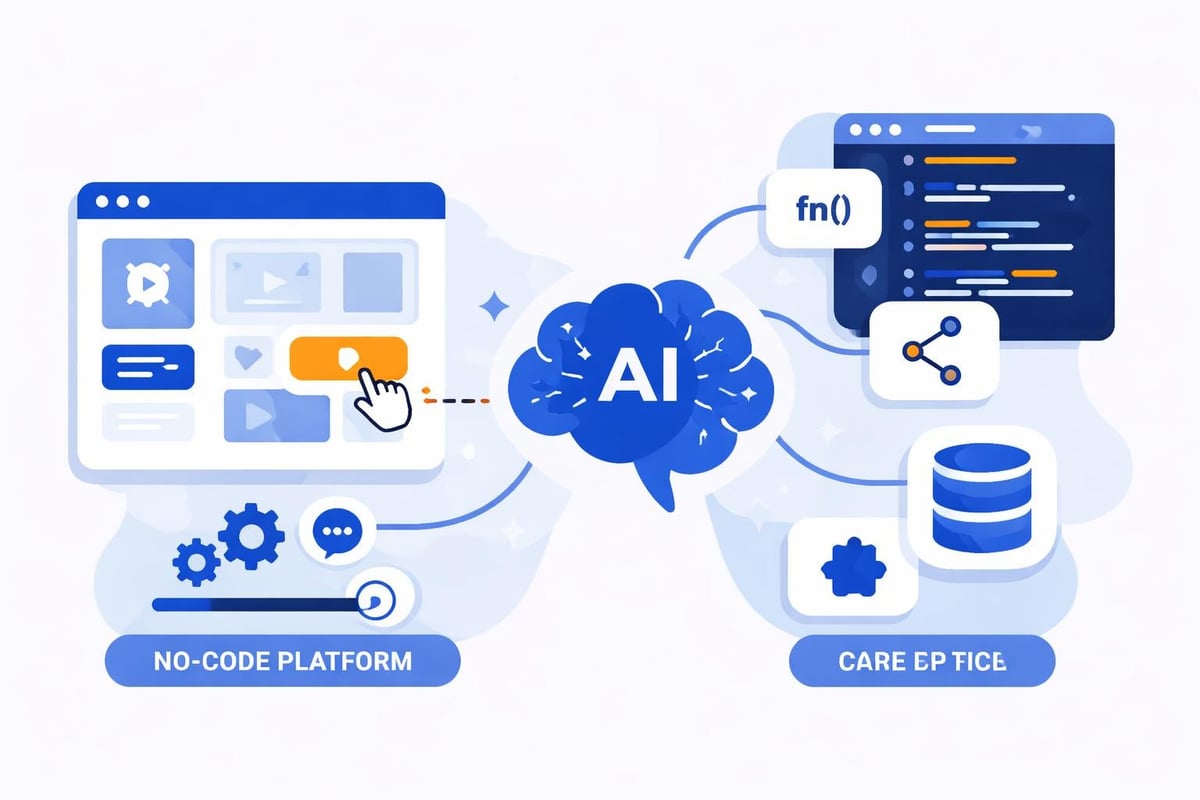 No-code and AI coding collaboration