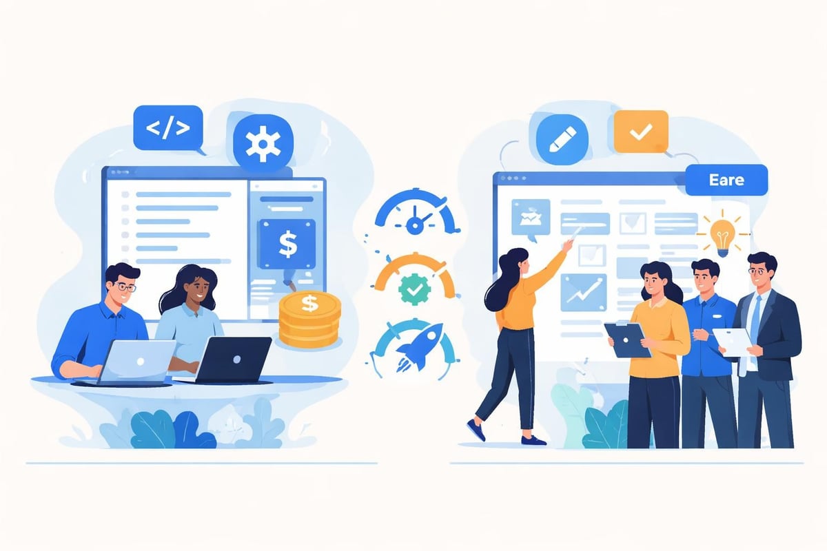No-code development benefits